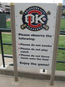 The right-field berm is not friendly to eight-year-old boys. Or to chain smokers.